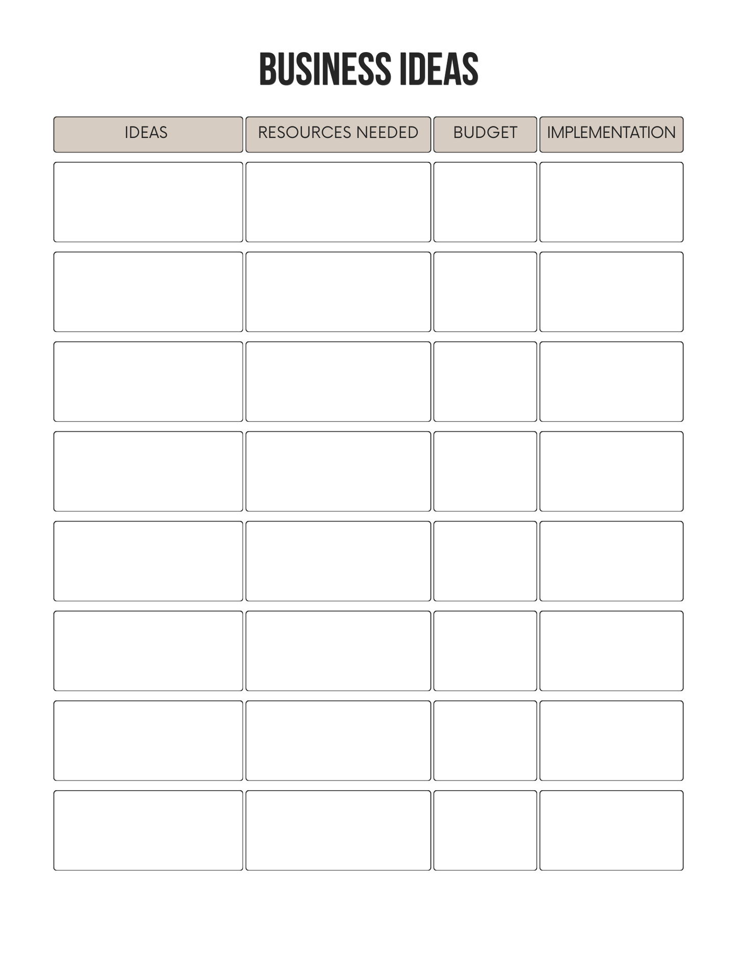 All-in-one business owner planner