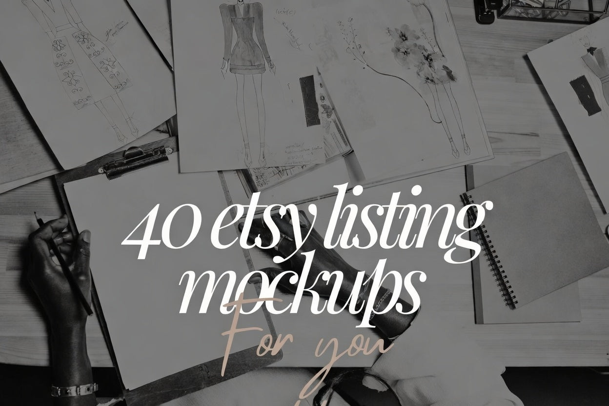 40 Etsy Listing Mockups