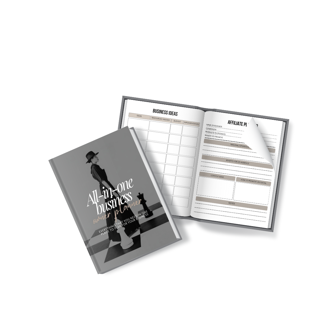 All-in-one business owner planner