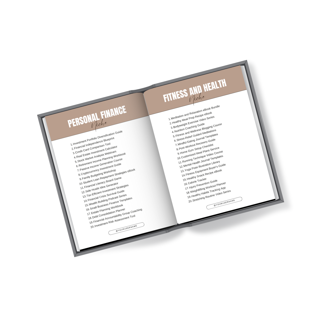 500  Digital products to sell
