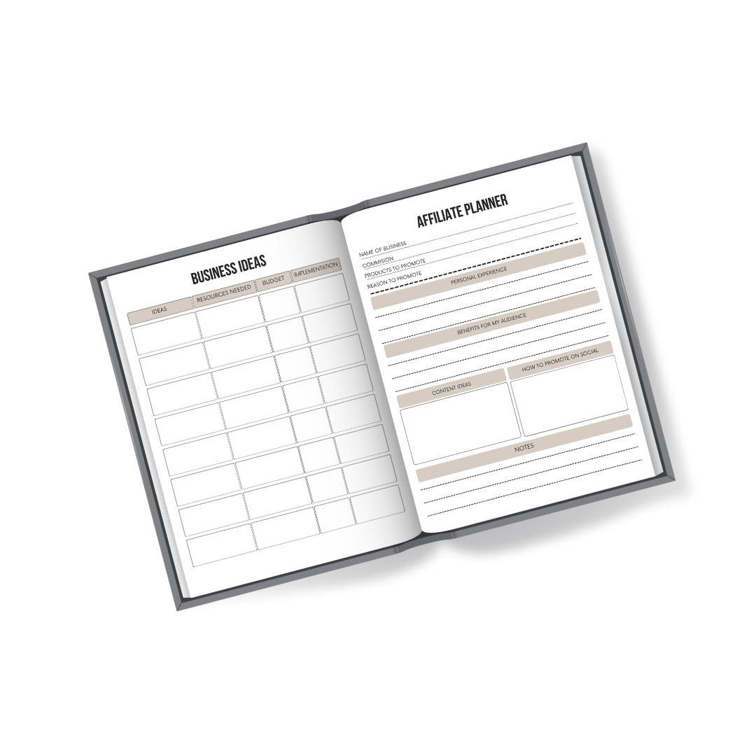 All-in-one business owner planner