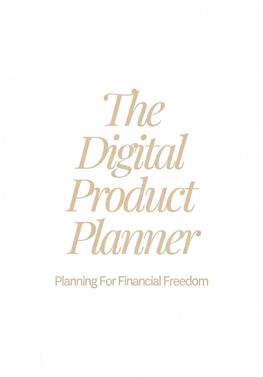 The Digital Product Planner