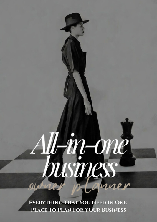 All-in-one business owner planner