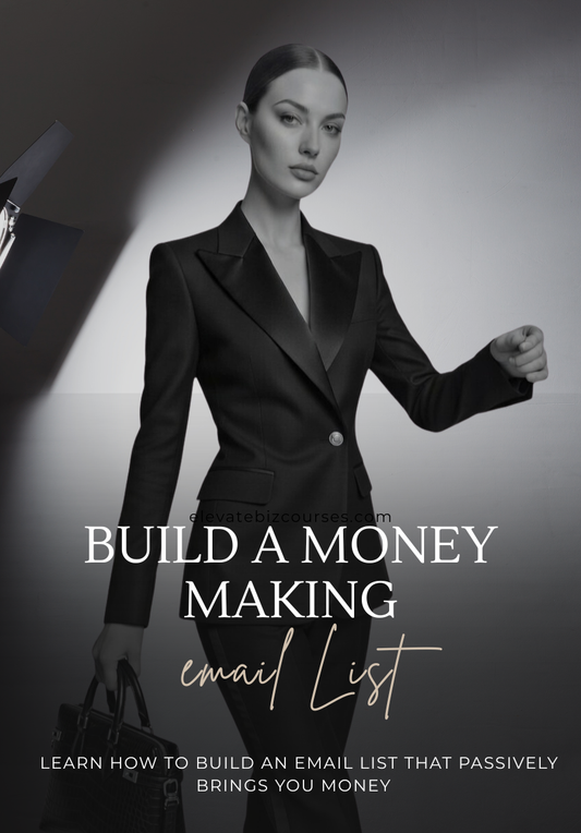 Money making email list How to build