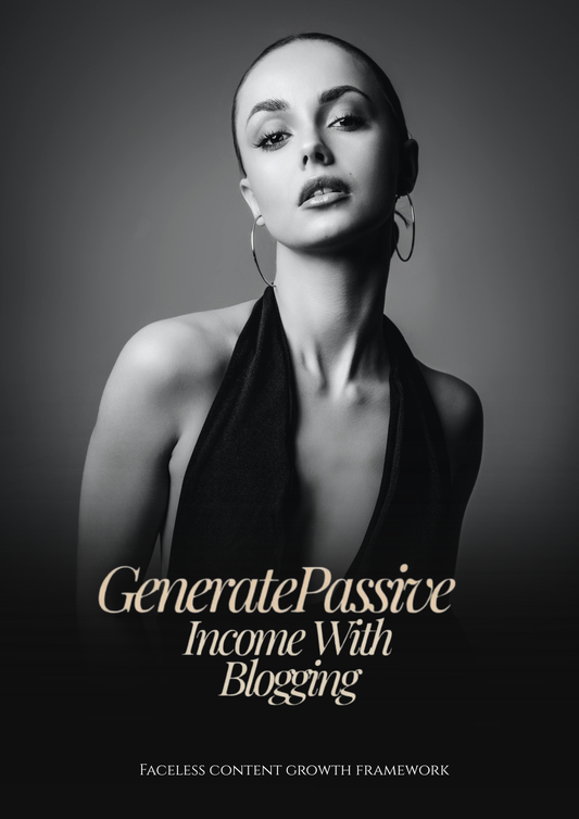 Generate Passive Income With Blogging