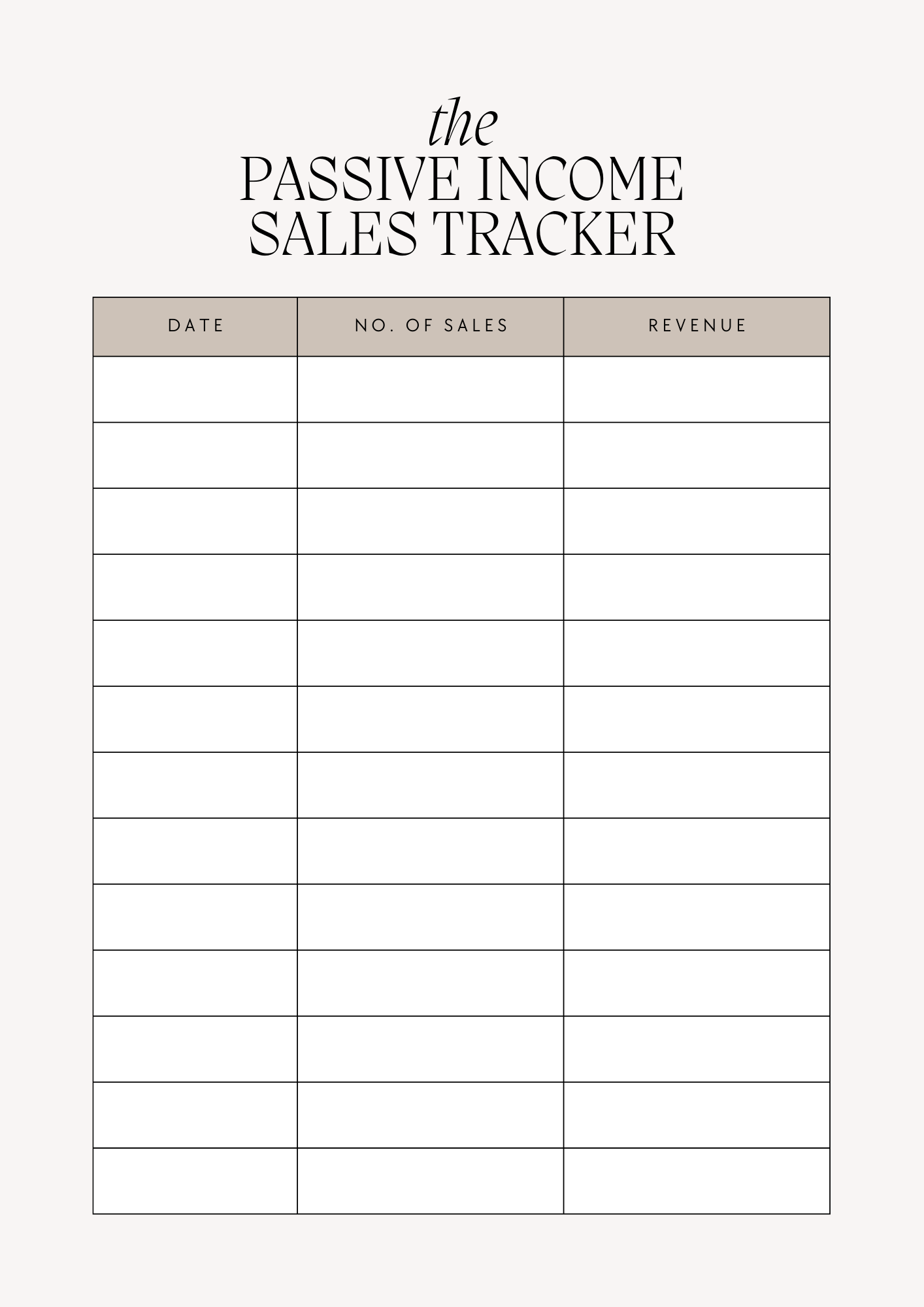 The Digital Product Planner