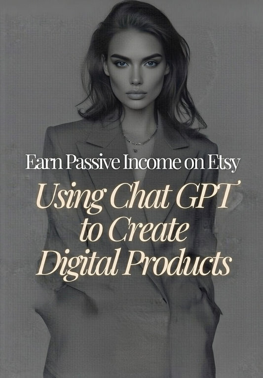Earn Passive Income for Etsy - Using Chat GPT to Create Digital Products